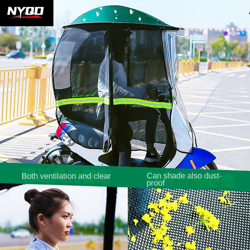 Baldacchino per moto pieghevol - Electric Scooter Rain Cover recensione e prezzo